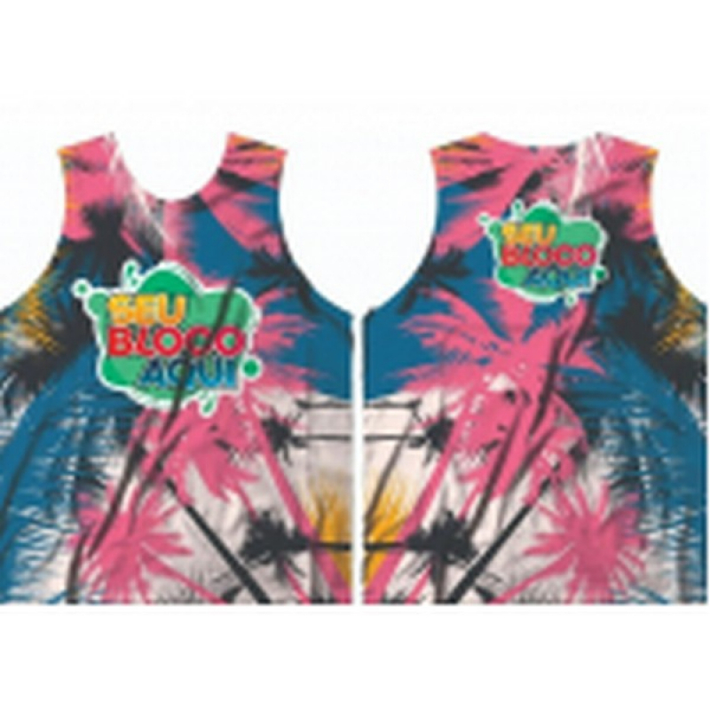 Blusa Customizada de Carnaval Preço Itaim Bibi - Camisa de Bloco Customizada Feminina