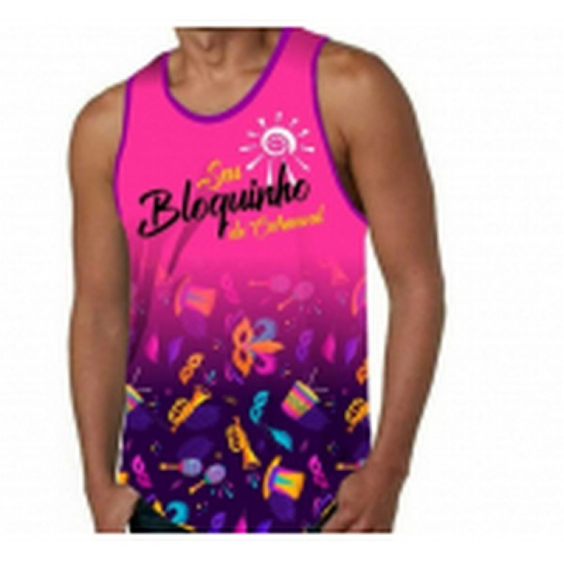 Blusa de Carnaval Customizada Preço Indaiatuba - Camisa Customizada Abada