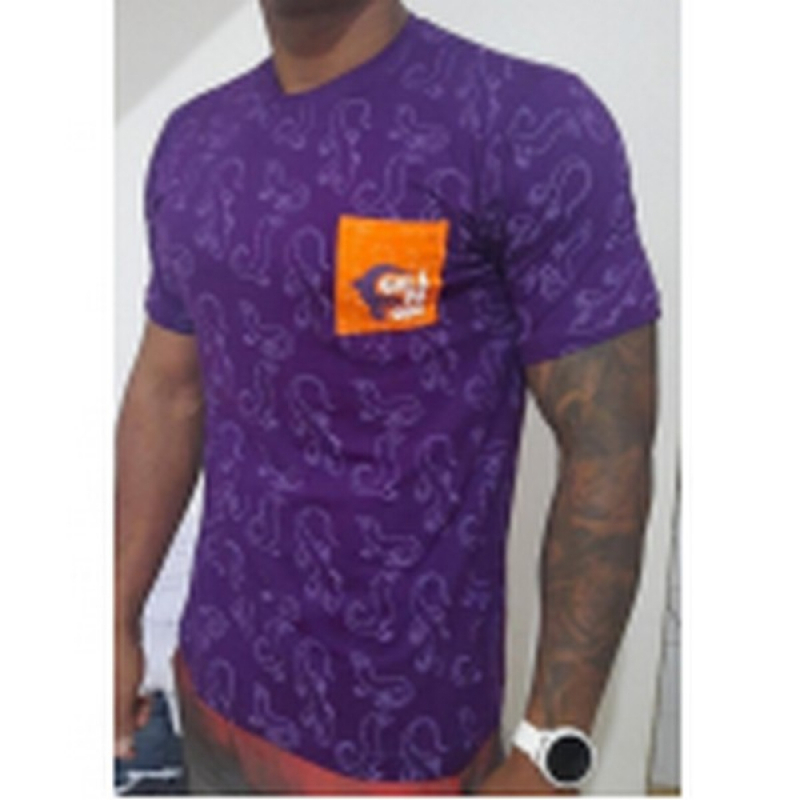 Camisa com Estampa Personalizada Preço Caieiras - Camisetas Estampas Personalizadas