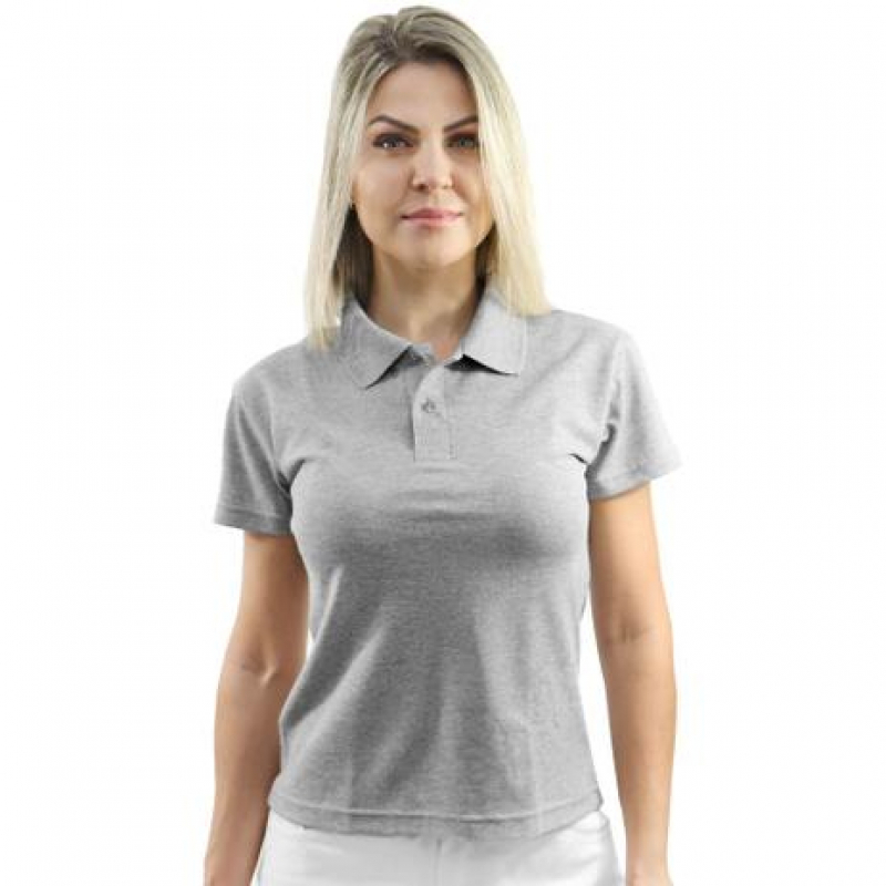 Camisa Gola Polo Personalizada Empresa Campos Elíseos - Blusa Personalizada para Empresa