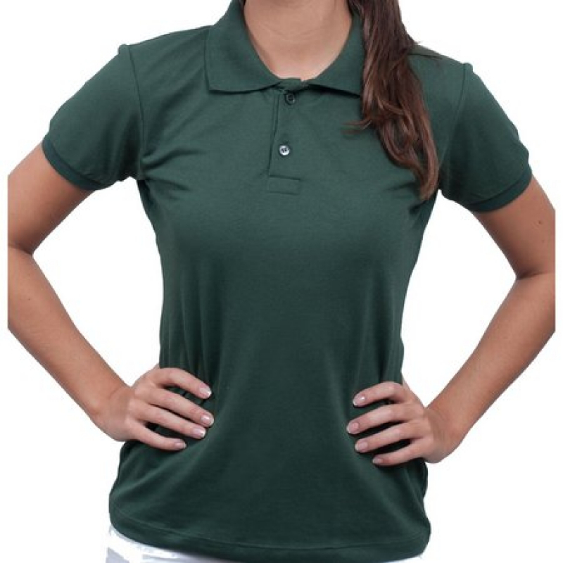 Camisa Gola Polo Uniforme Bordada Sumaré - Camiseta Feminina Bordada Personalizada