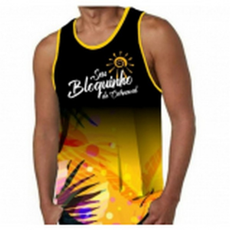 Camiseta de Carnaval Customizada Preço Cambuci - Blusa de Bloco Customizada