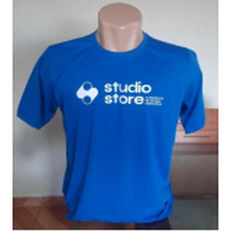 Camiseta Personalizada com Logo Atacado Santa Efigênia - Camisetas Bordadas Logo Empresa