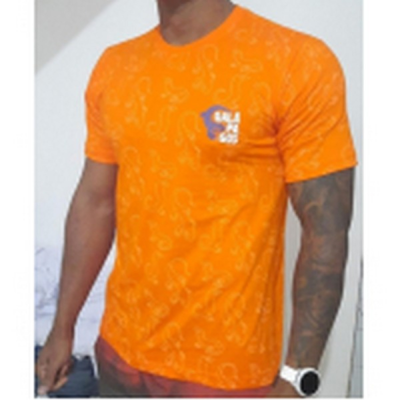 Camiseta Personalizada Estampa Silk Screen Embu - Camiseta Promocional Personalizada