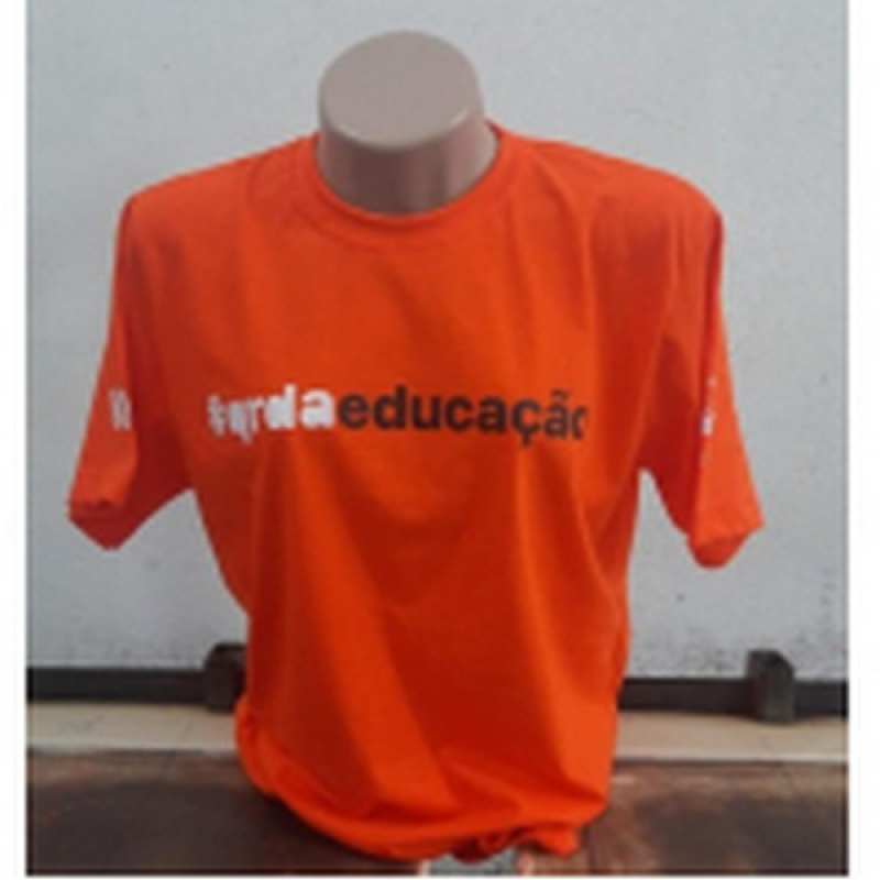 Camiseta Personalizada para Trabalho Valores São Vicente - Camiseta Personalizada com Sublimação Total