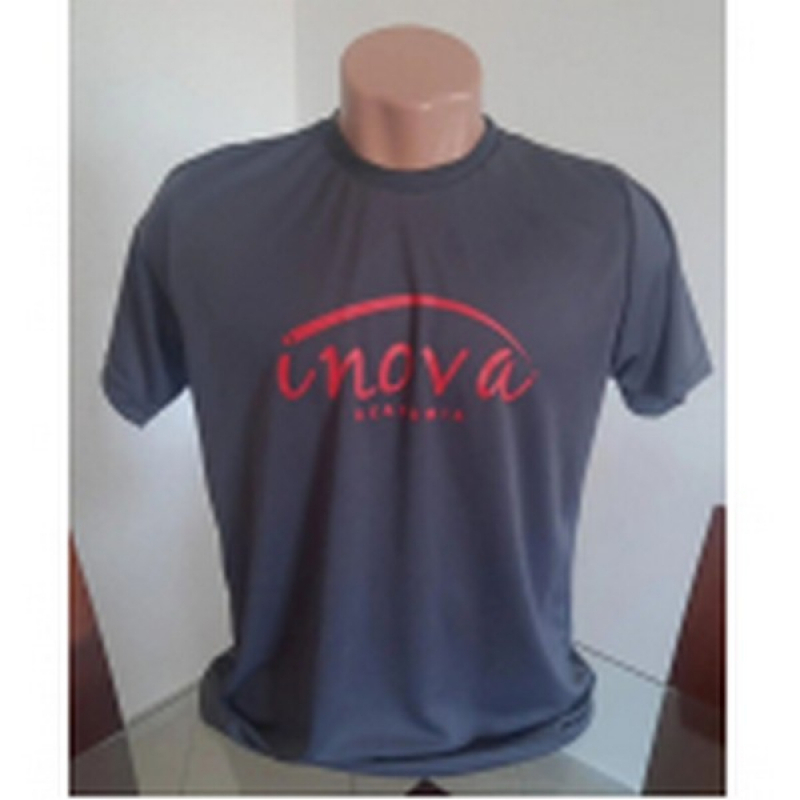 Camisetas Bordadas Logo Empresa Farroupilha - Blusa Personalizada com Logo