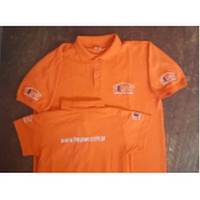 Camisetas Personalizadas Logotipo Faria Lima - Camisas Polo com Logomarca Bordado