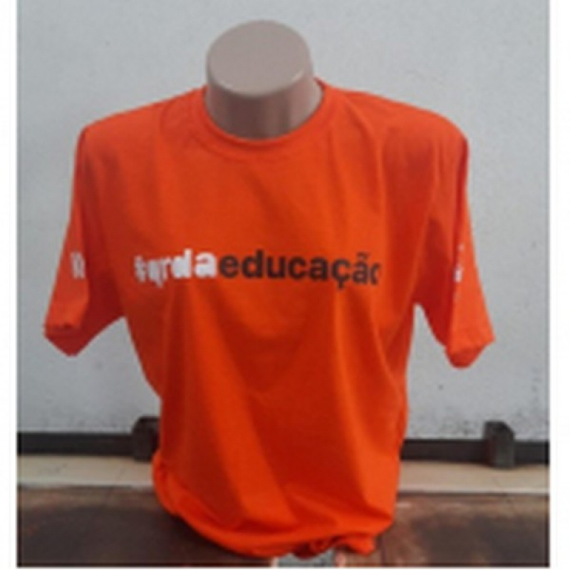 Empresa Que Faz Camisa Vermelha Sublimada ABCD - Camisetas Sublimadas