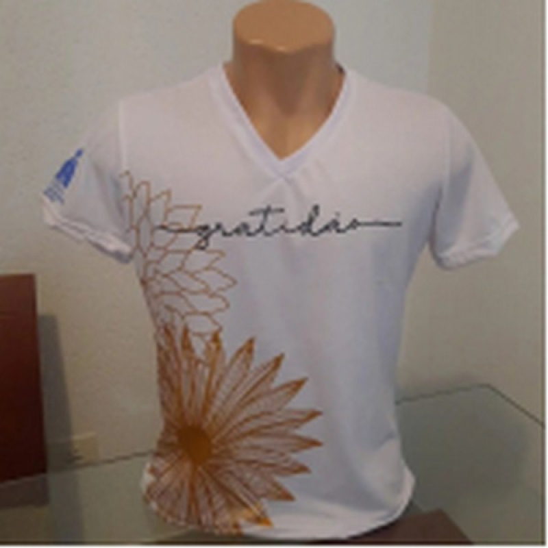 Onde Tem Personalização de Camiseta Tecido Dry Fit Santa Bárbara Doeste - Personalização de Camiseta Poliéster