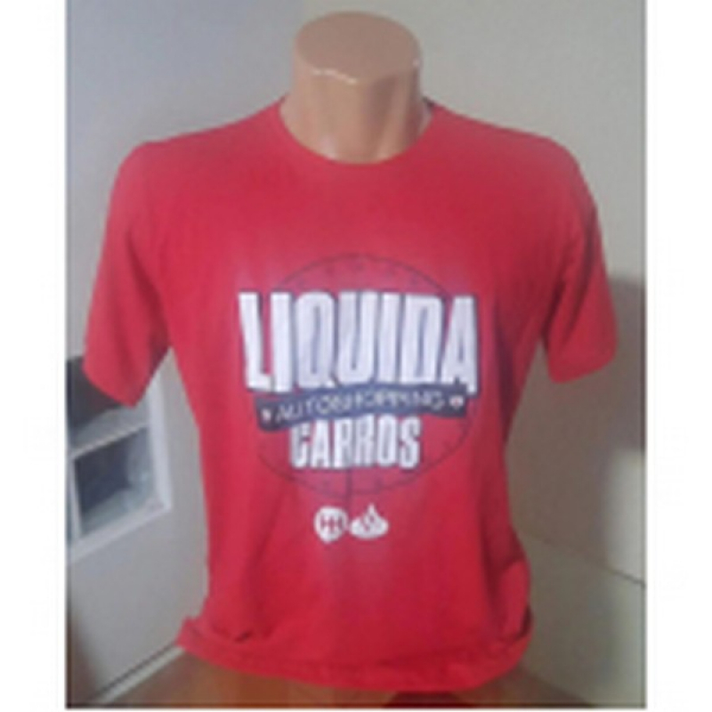 Personalização de Camiseta de Casal Preço Ibirapuera - Personalização de Camiseta Poliéster