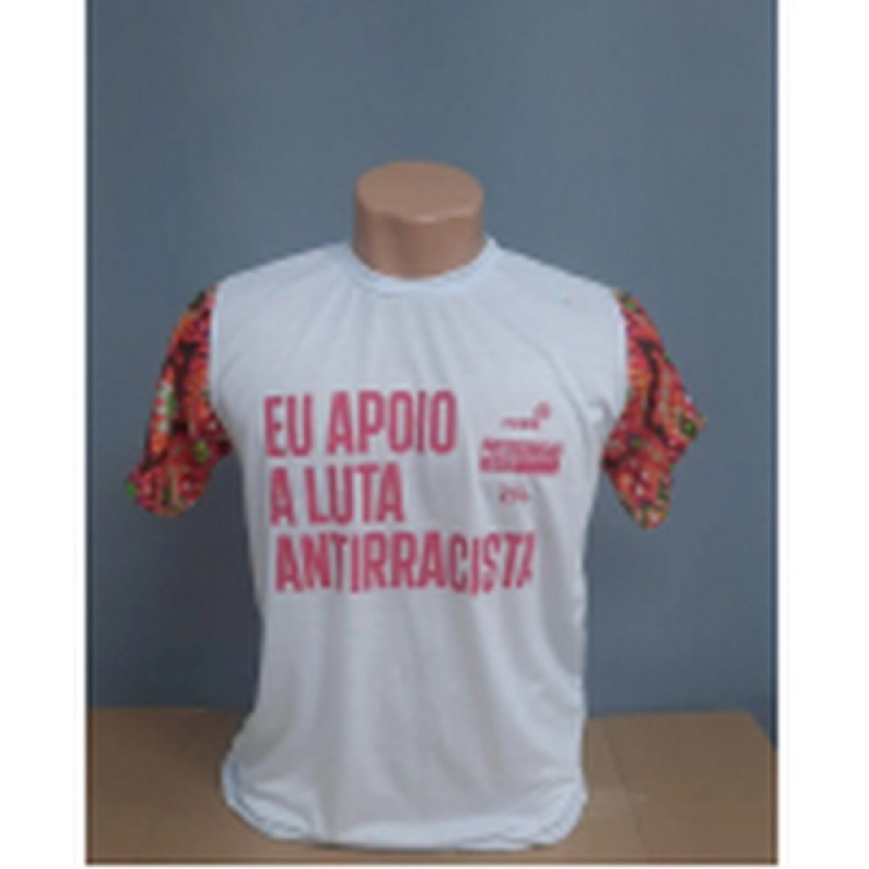 Personalização de Camiseta Poliéster Preço Embu - Personalização de Camiseta Atacado