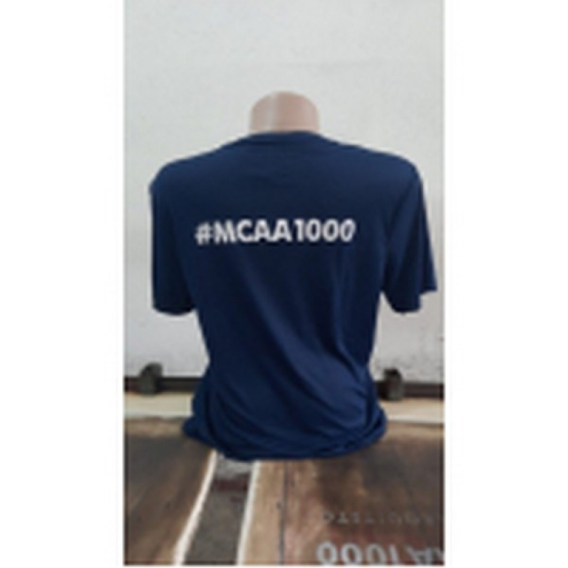 Preço de Camiseta Personalizada para Trabalho Osasco - Camiseta Personalizada Estampa Silk Screen