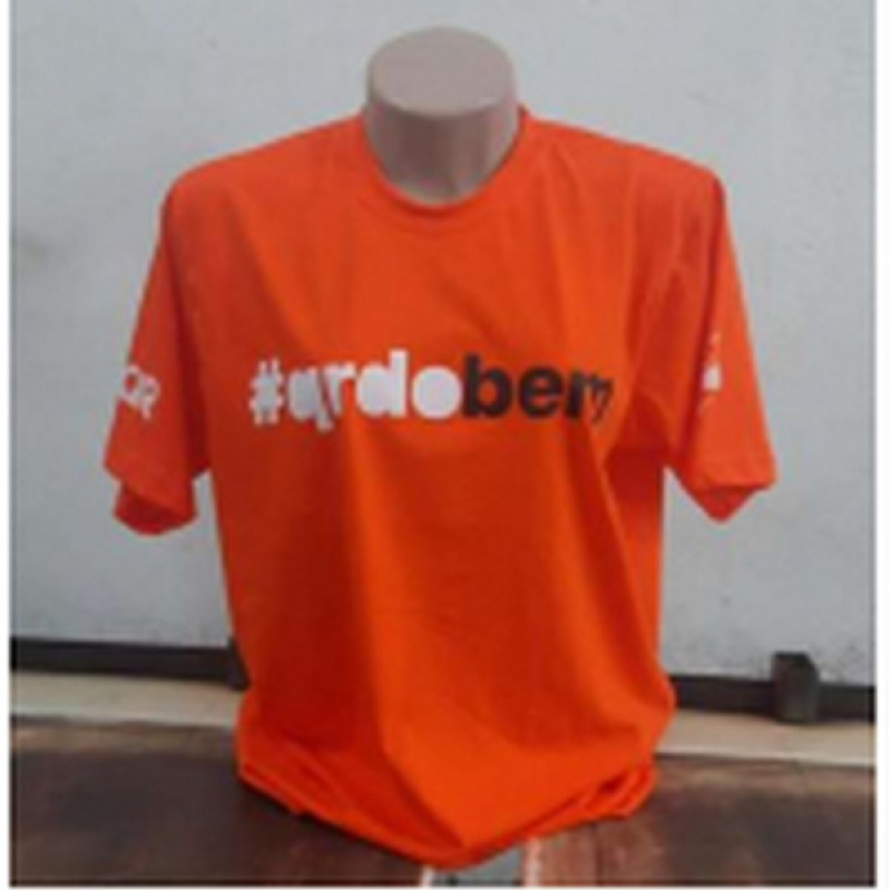 Preço de Camiseta Personalizada Promocional Tabatinga - Camiseta Personalizada Tecido Dry Fit